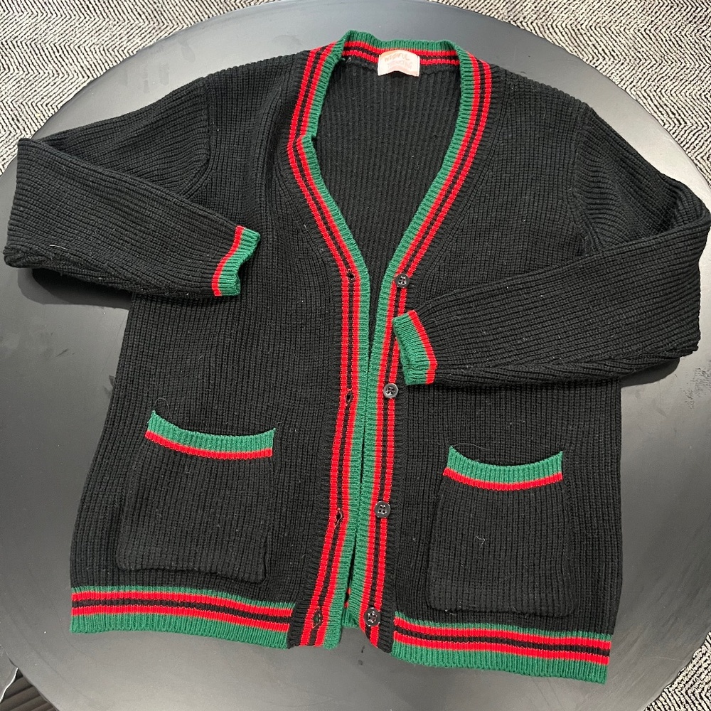 Wishful Thinking black knit cardigan